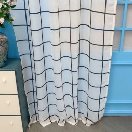Lattice Pattern Voile Curtain Made to Measure Curtain Sheer Curtains For Living Room Bedroom