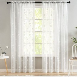White Sheer Curtains...