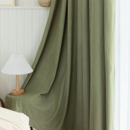 Modern Solid Color Curtain...