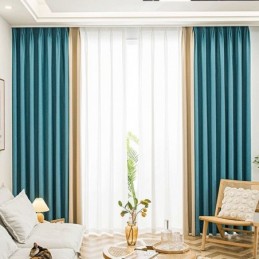 Nordic Curtains Solid Color...