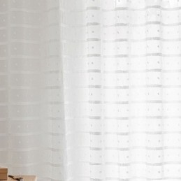 White Sheer Curtain Made to Measure Curtain Embroidered Tulle Curtains For Living Room