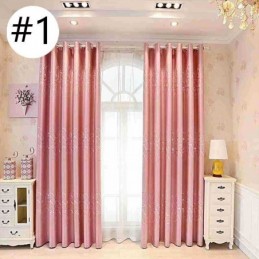 Dot Jacquard Curtains Modern Blackout For Living Room Bedroom