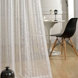 Elegant White Tulle Curtain...