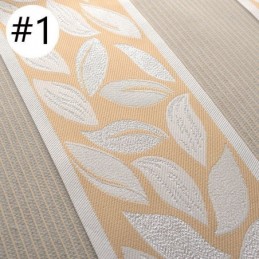 Leaf Jacquard Tulle Drapes Nordic Sheer Curtains For Living Room
