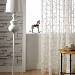 Modern Embroidered Tulle...