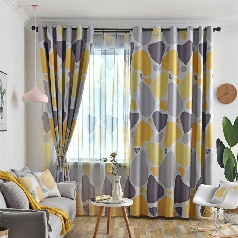 Curtain Made to Measure Curtain Nordic Style Marble Pattern