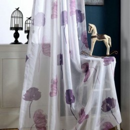 Modern Minimalist Voile...