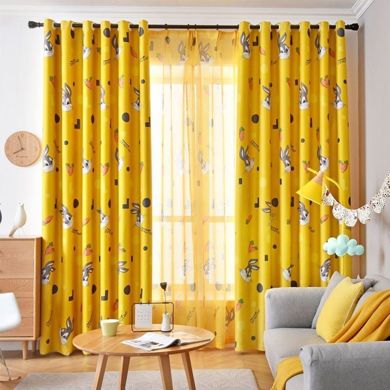 Blackout Curtain Made to Measure Curtain Cartoon Printed Kids Room