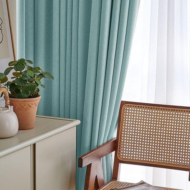 High Precision Curtains Blackout Living Room Bedroom Hotel Solid Color
