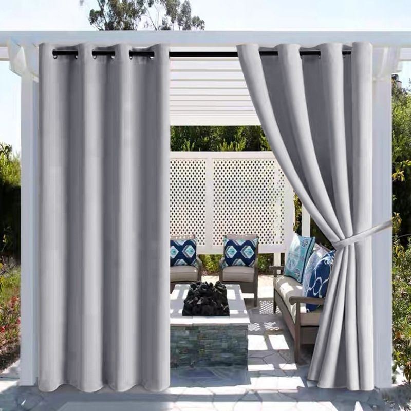 Outdoor Patio Curtain Made to Measure Curtain Blackout Waterproof Porch Curtains Privacy Protect