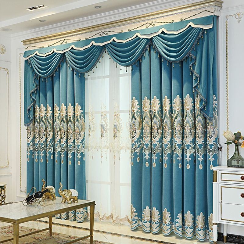 Home Curtain Made to Measure Curtain European Style Embroidery
