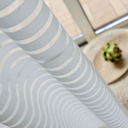 Modern Simple Sheer Curtain Made to Measure Curtain Stripes Jacquard Living Room Study Versatile Fabric
