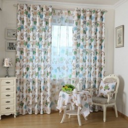 Cartoon Bear Design Curtain...