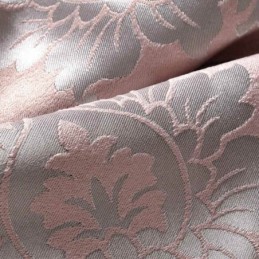 European Rural Curtain Made to Measure Curtain Pink Jacquard Bedroom Blackout Fabric