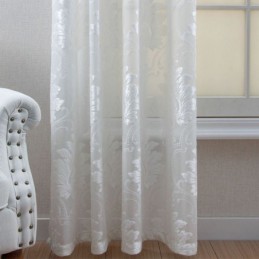 Modern Floral Sheer Curtain...