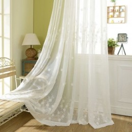 Embroidered Window Screen...