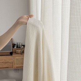 Modern Sheer Curtains Plain White Voile Tulle For Living Room Bedroom