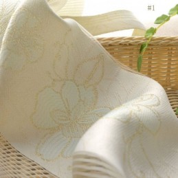 Simple Rural Sheer Curtain Made to Measure Curtain Peachblossom Jacquard Bedroom Living Room Fabric