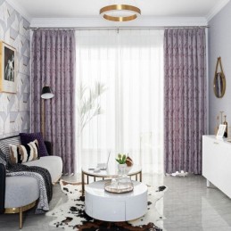 Luxury Jacquard Curtains Blackout Window For Living Room Bedroom