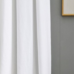 White Tulle Curtains Bedroom Sheer Voile Drapes Solid Color