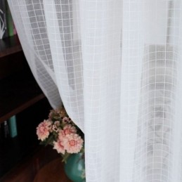 Modern Sheer Curtains Tulle Window Treatments For Living Room Bedroom