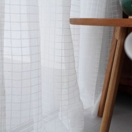 Modern Sheer Curtains Tulle Window Treatments For Living Room Bedroom