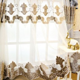 European Embroidered Window...
