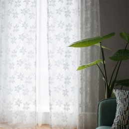 Floral Tulle Curtains...