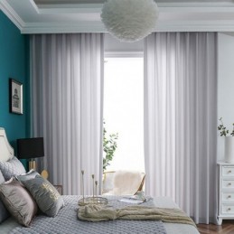 Luxurious Tulle Sheer Solid...