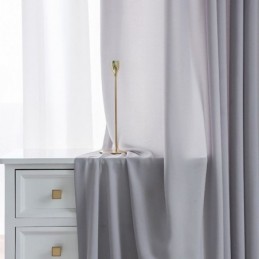 Luxurious Tulle Sheer Solid Color Window Curtains For Living Room Bedroom