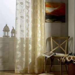 Leaf Tulle Curtain Made to...