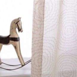Circle Printed Sheer Curtains For Living Room Bedroom