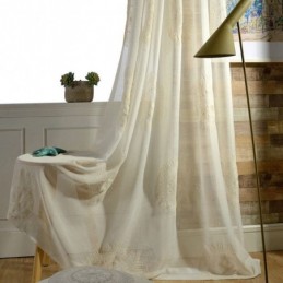 Flower Embroidered Tulle...