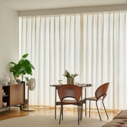 Pure Plaid Tulle Curtains...