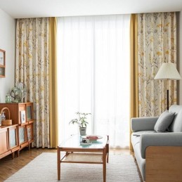 Chevron Blackout Curtains American Flower Mosaic