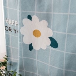 Cotton Curtain Made to Measure Curtain Floral Printed Nordic Style