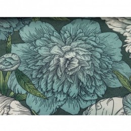 Cotton Curtain Made to Measure Curtain Floral Printed Nordic Style
