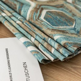 Nordic Blackout Curtains Geometric Printed For Living Room Bedroom