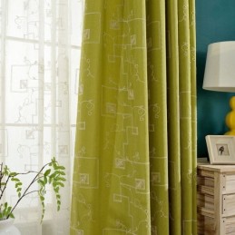Cotton Blackout Curtain...