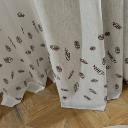 Nordic Blackout Curtain Made to Measure Curtain Fishbone Jacquard For Living Room Bedroom