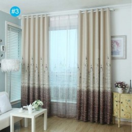 Castle Printed Blue Curtain Made to Measure Curtain Nordic Popular Bedroom Kid's Room Fabric