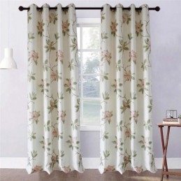 Pink Peony Curtain Made to...