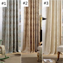 European Max Blackout Curtain Made to Measure Curtain Luxury Damascus Jacquard Bedroom