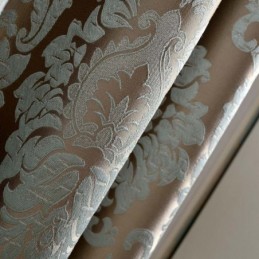 European Max Blackout Curtain Made to Measure Curtain Luxury Damascus Jacquard Bedroom