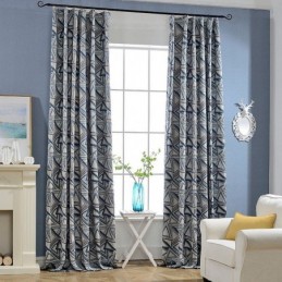 Linen Blackout Curtain Made...