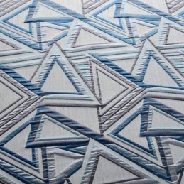 Linen Blackout Curtain Made to Measure Curtain Nordic Geometric Jacquard For Living Room Bedroom