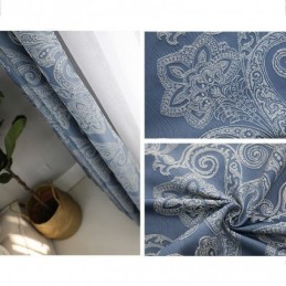 European Blackout Curtain Made to Measure Curtain Jacquard For Living Room Bedroom