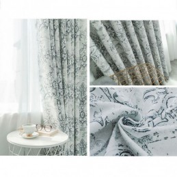 Blackout Curtains Nordic Printed For Living Room Bedroom