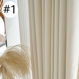 Velvet Solid Color Curtain Made to Measure Curtain Luxury Shading Curtains For Living Room