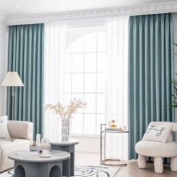 Modern Solid Color Curtain...